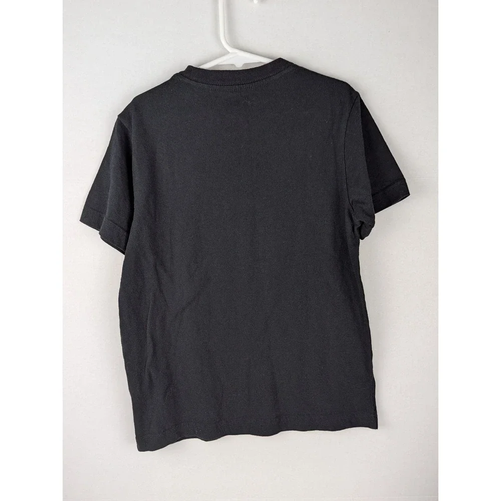 Kids Old Navy Black Surfboard‎ Palm Tree Graphic T Shirt Size S P 6 7